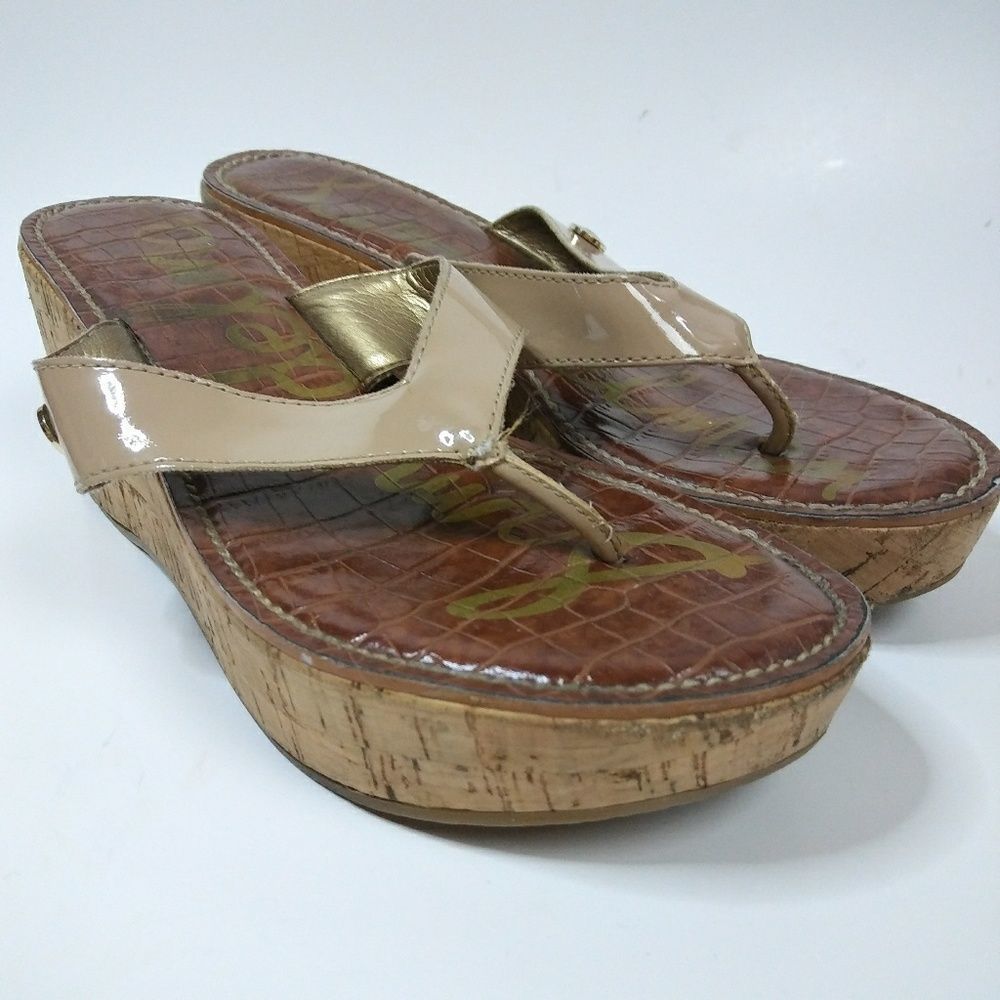 SAM EDELMAN Romy 6.5M Thong Wedge Sandal‎